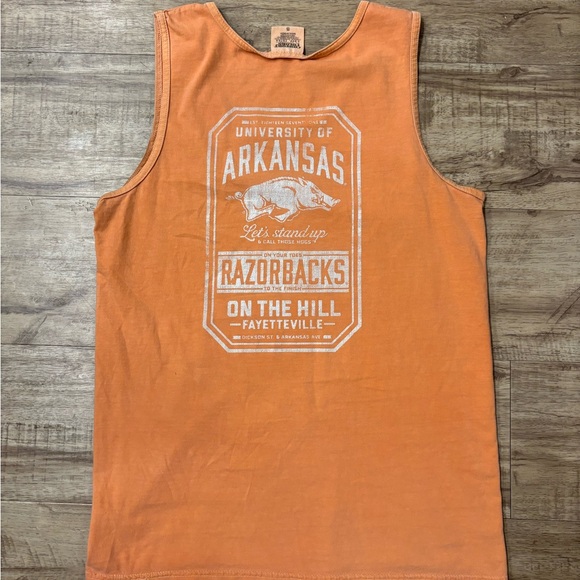 Orange Razorback Tank - Picture 4 of 6